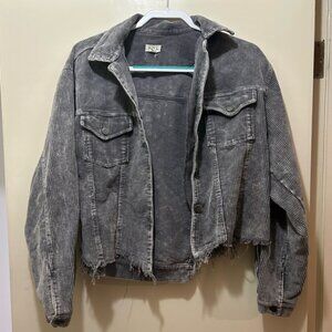 POL Gray Utility Jacket